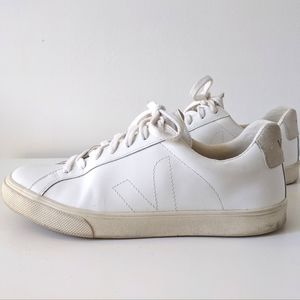 Veja white leather sneakers